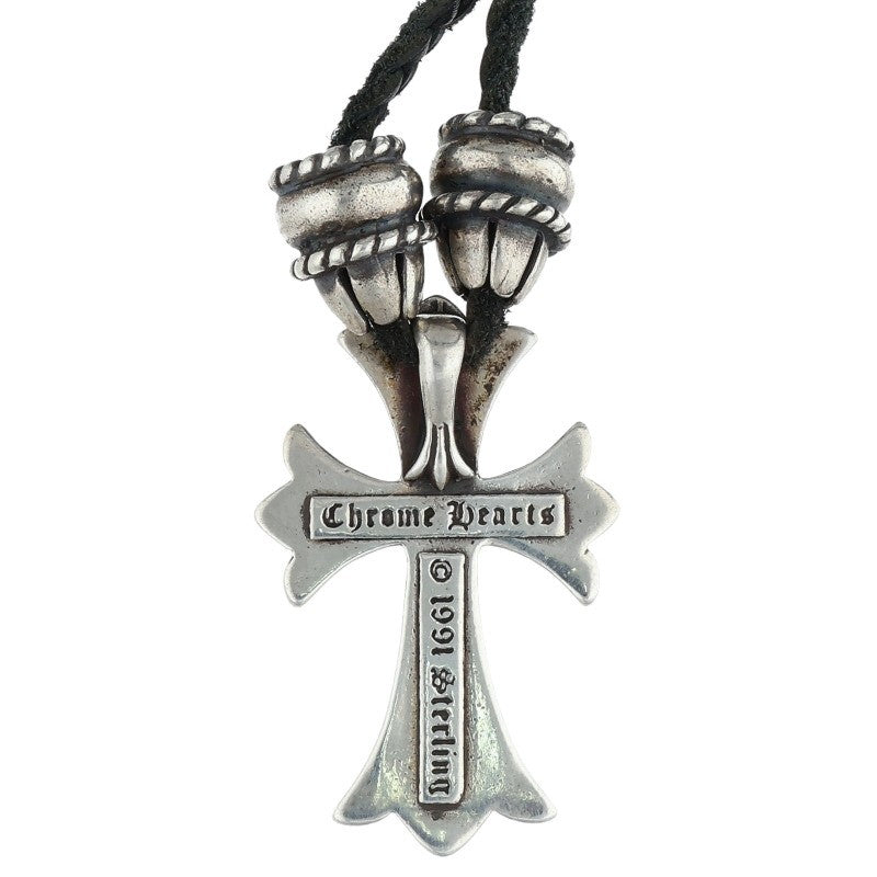 Chrome Hearts Small CH Cross Crimped Leather Size ONE SIZE