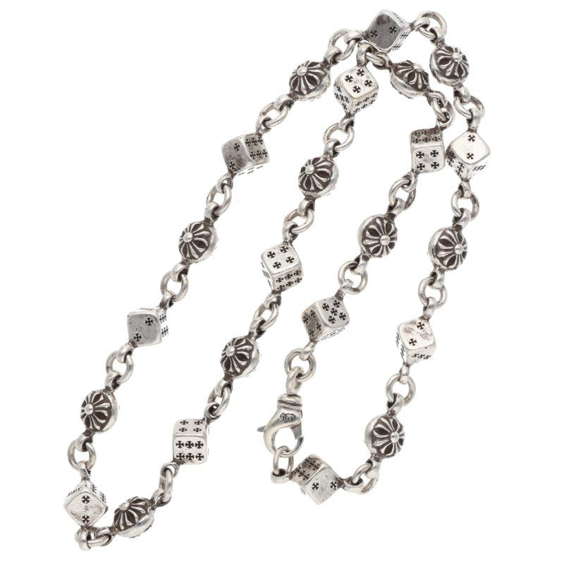 Chrome Hearts DICE 1CRS BALL Silver Necklace Size ONE SIZE
