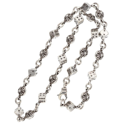 Chrome Hearts DICE 1CRS BALL Silver Necklace Size ONE SIZE