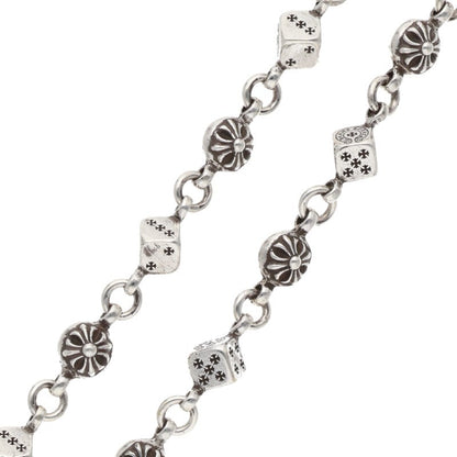 Chrome Hearts DICE 1CRS BALL Silver Necklace Size ONE SIZE