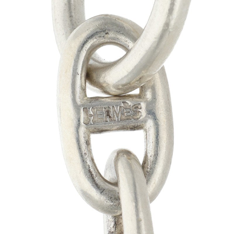 HERMES Chaine d'Ancre Silver Choker Necklace Size ONE SIZE