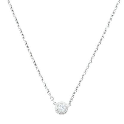 Cartier Diamants Légers K18WG Diamond Necklace Size ONE SIZE