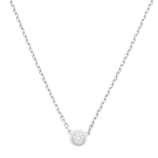 Cartier Diamants Légers K18WG Diamond Necklace Size ONE SIZE
