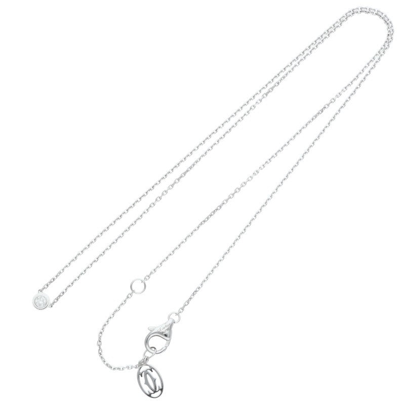 Cartier Diamants Légers K18WG Diamond Necklace Size ONE SIZE