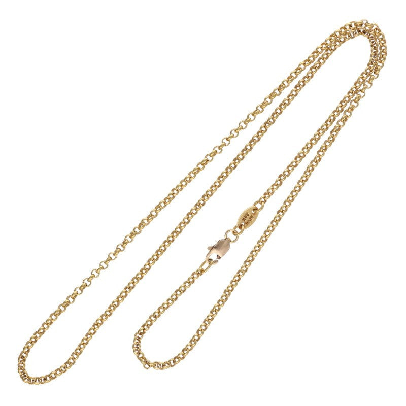 Chrome Hearts 22K Yellow Gold Chain Necklace Size 18INCH