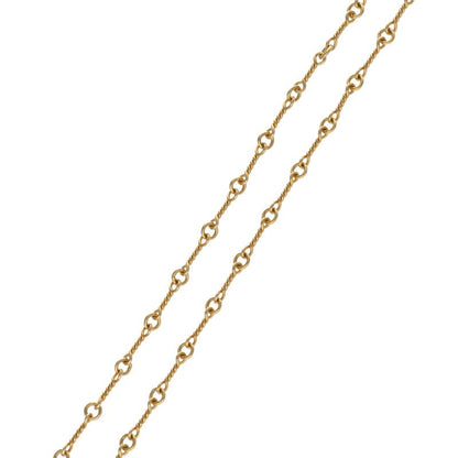 Chrome Hearts 22K Yellow Gold Chain Necklace Size 18INCH