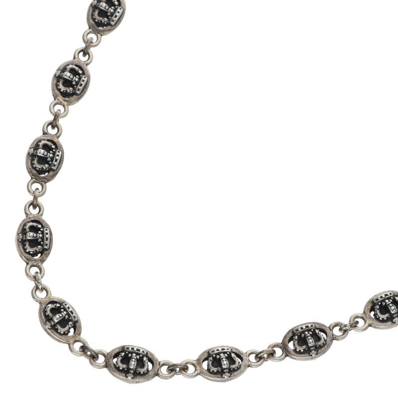 JustinDavis SNJ120 QE2 Crown Motif Necklace Size ONE SIZE