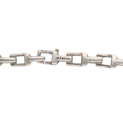 TIFFANY&Co. T Narrow Chain Silver Necklace 925 Size ONE SIZE