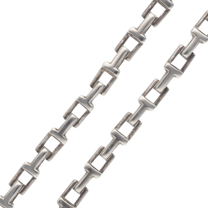 TIFFANY&Co. T Narrow Chain Silver Necklace 925 Size ONE SIZE