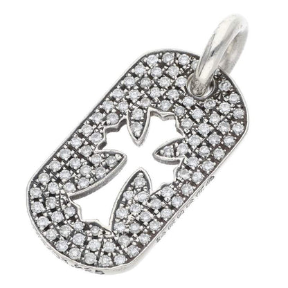 Chrome Hearts D TAG SML CO CRS PAVE Diamond Size ONE SIZE