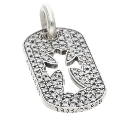 Chrome Hearts D TAG SML CO CRS PAVE Diamond Size ONE SIZE