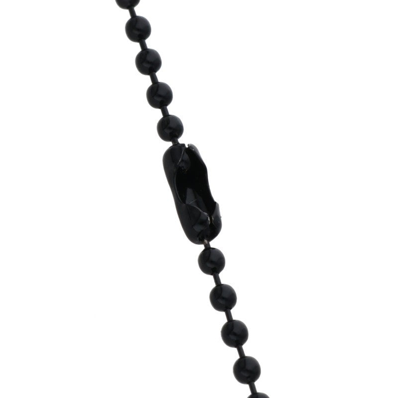Chrome Hearts Black Rubber Small CH Cross (Silver 8.47g)
