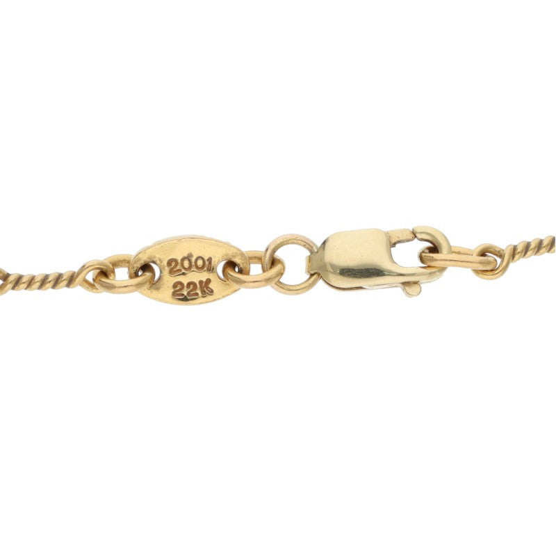 Chrome Hearts 22K NECKCHAIN T18 Twist Chain Size ONE SIZE