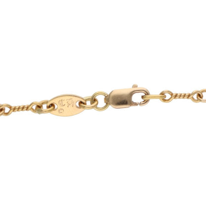 Chrome Hearts 22K NECKCHAIN T18 Twist Chain Size ONE Yellow