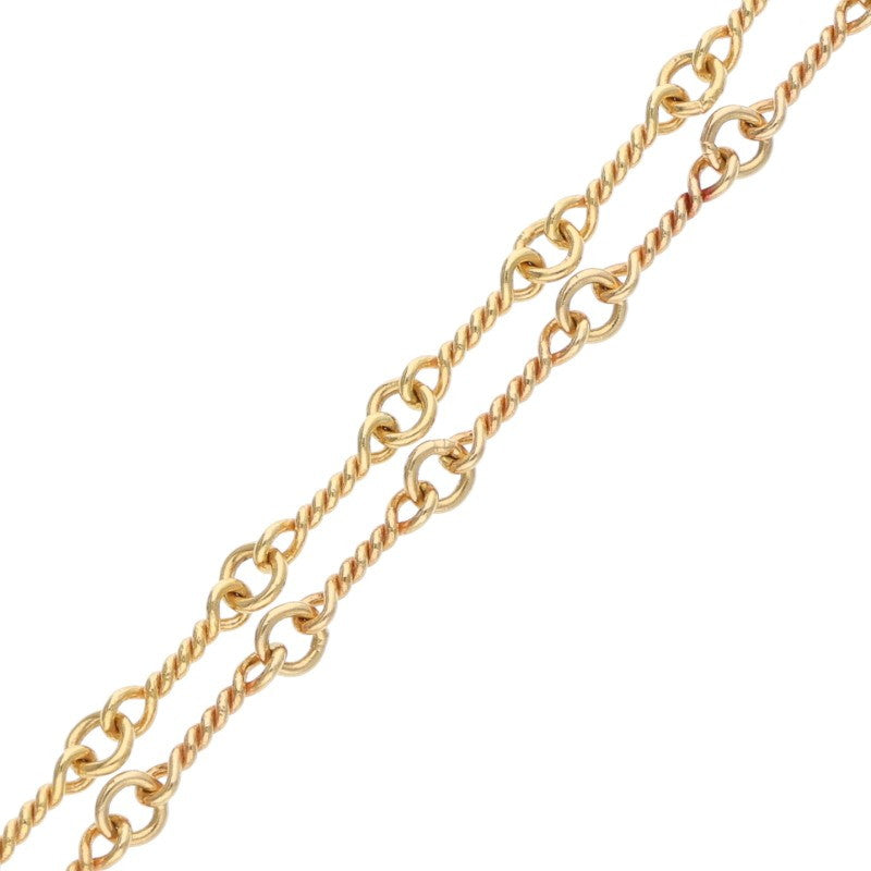 Chrome Hearts 22K Twist Chain 18" Gold Size ONE SIZE