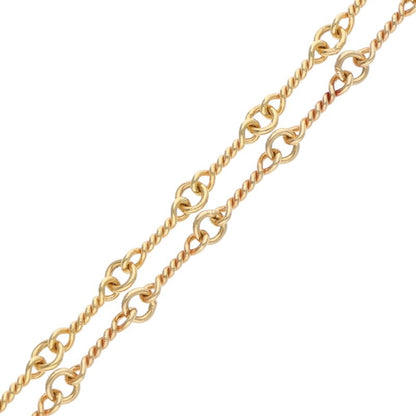 Chrome Hearts 22K Twist Chain 18" Gold Size ONE SIZE