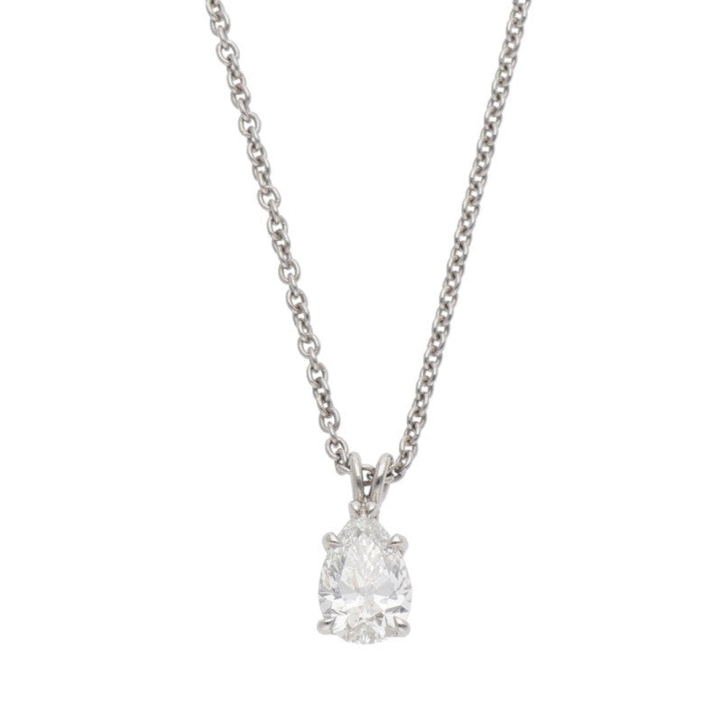 HARRY WINSTON Solitaire Pt950 Diamond Necklace Size ONE SIZE