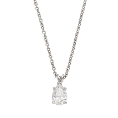 HARRY WINSTON Solitaire Pt950 Diamond Necklace Size ONE SIZE