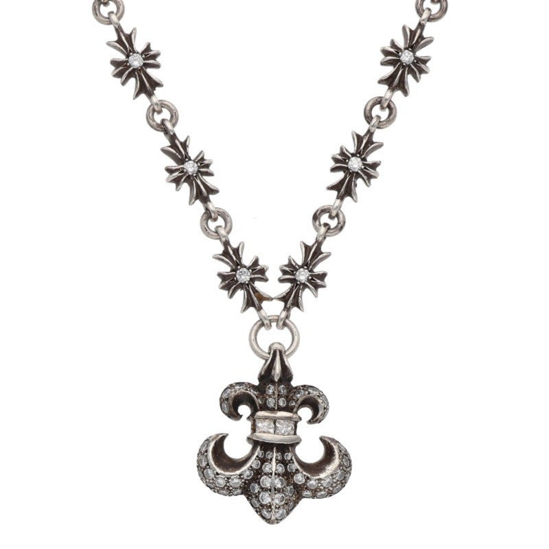 Chrome Hearts Tiny EBS Fleur Pave Diamond Size ONE SIZE