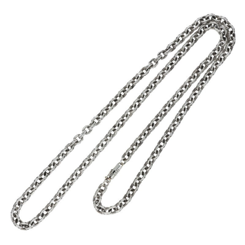Chrome Hearts PAPER CHAIN 24 Silver Necklace Size ONE SIZE
