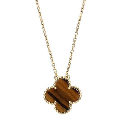 VANCLEEF & ARPELS Vintage Alhambra Tiger Eye Size ONE SIZE