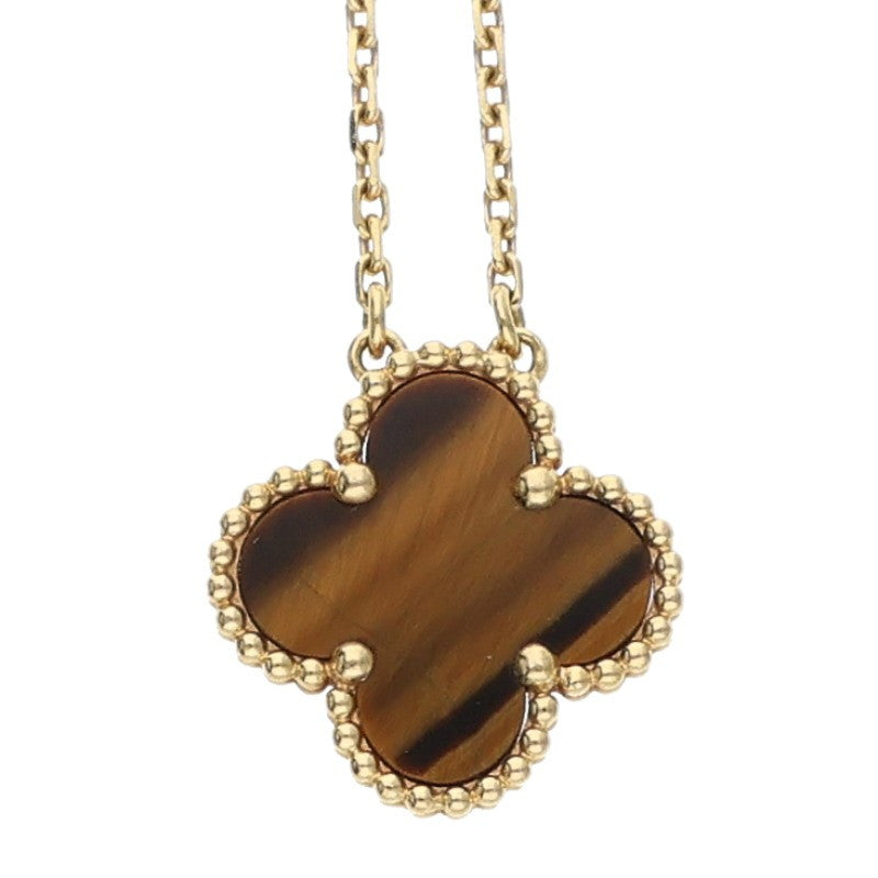 VANCLEEF & ARPELS Vintage Alhambra Tiger Eye Size ONE SIZE
