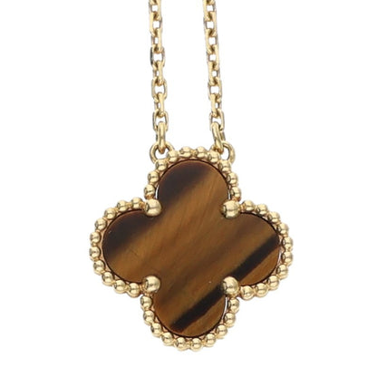 VANCLEEF & ARPELS Vintage Alhambra Tiger Eye Size ONE SIZE