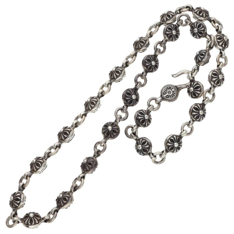 Chrome Hearts Cross Ball Chain 20in Silver Size ONE SIZE