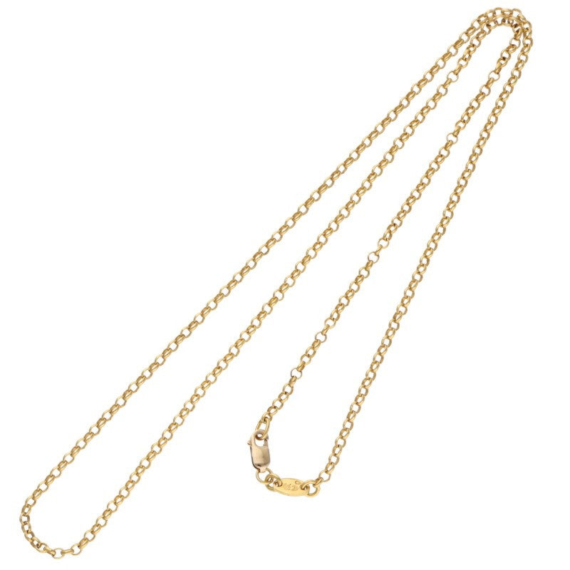 Chrome Hearts 22K Roll Chain 20" Gold Necklace Size ONE SIZE