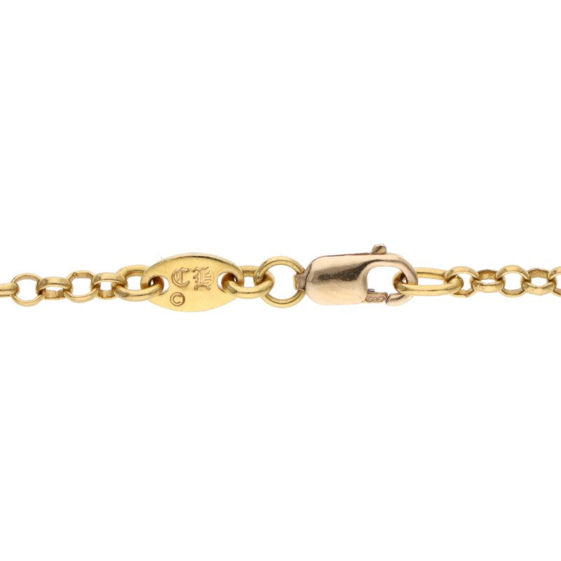 Chrome Hearts 22K Roll Chain 20" Gold Necklace Size ONE SIZE