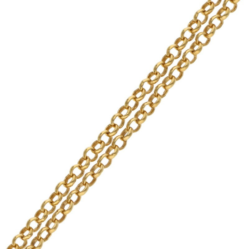 Chrome Hearts 22K Roll Chain 20" Gold Necklace Size ONE SIZE