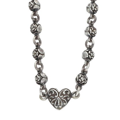 ROYAL ORDER Heart Charm Sterling Silver Size ONE SIZE