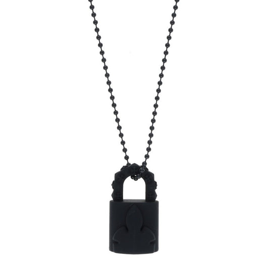 Chrome Hearts Necklace Black (Silver 13.35g)