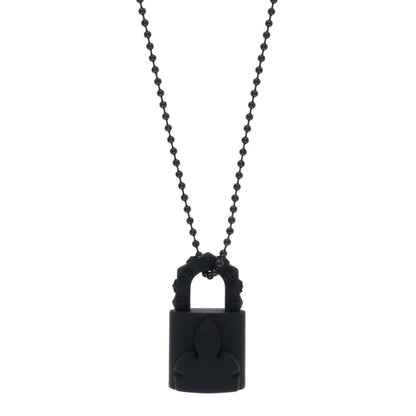 Chrome Hearts Necklace Black (Silver 13.35g)