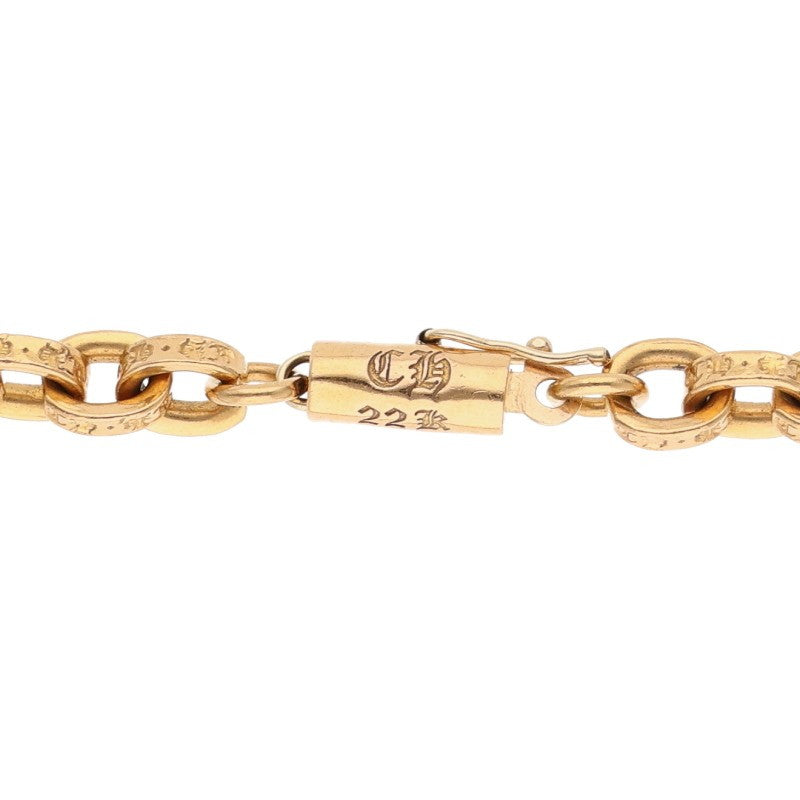 Chrome Hearts 22K Paper Chain 18" Gold