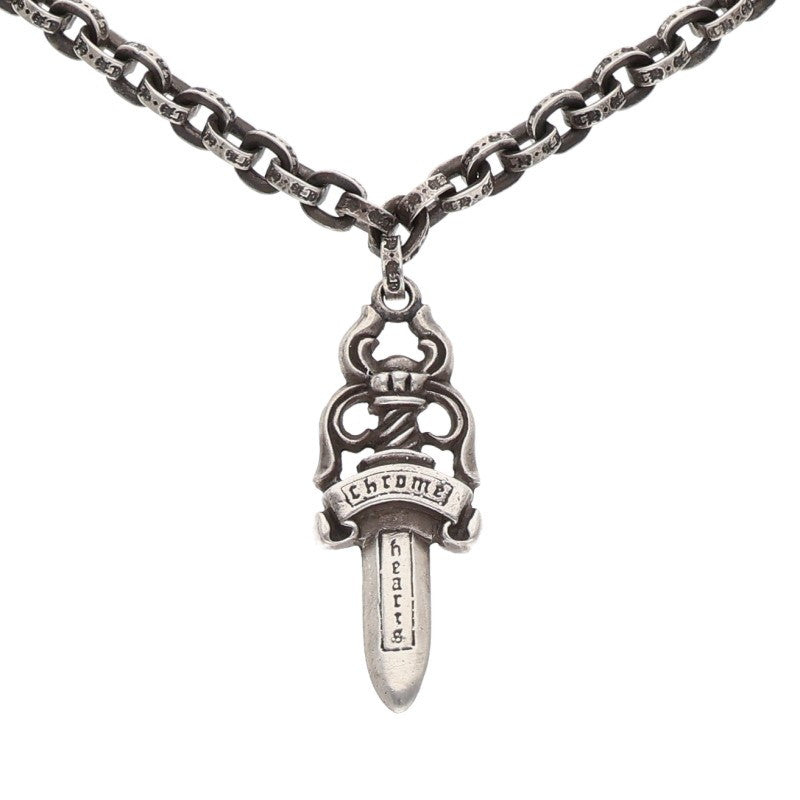 Chrome Hearts 3TIER DAGGER PLS Silver Necklace Size ONE SIZE