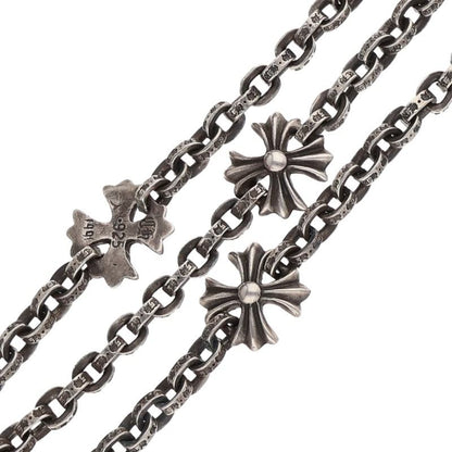 Chrome Hearts 3TIER DAGGER PLS Silver Necklace Size ONE SIZE