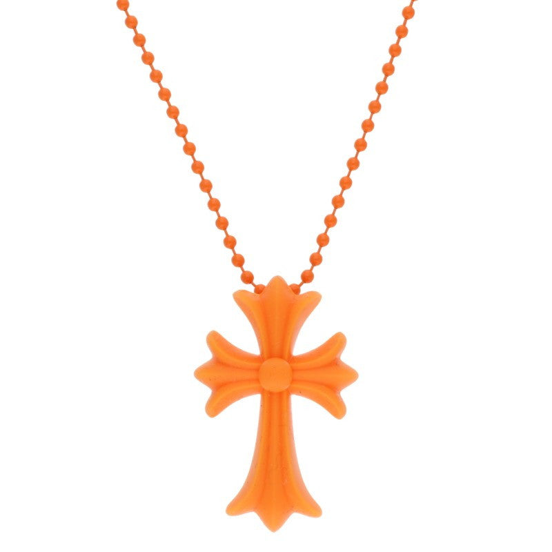 Chrome Hearts Small Rubber Orange (Silver 8.44g)