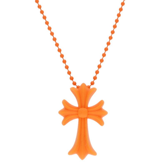 Chrome Hearts Small Rubber Orange (Silver 8.44g)
