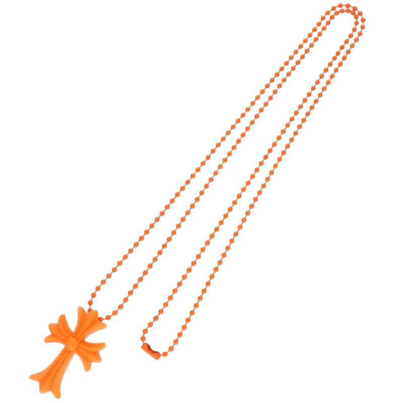 Chrome Hearts Small Rubber Orange (Silver 8.44g)