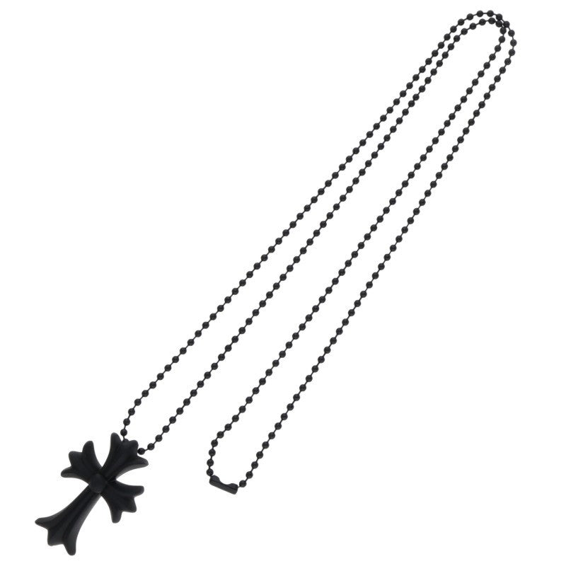 Chrome Hearts Rubber Small CH Cross Necklace Size ONE SIZE