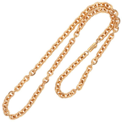 Chrome Hearts 22K PAPER CHAIN 18 Gold Necklace Size 18INCH