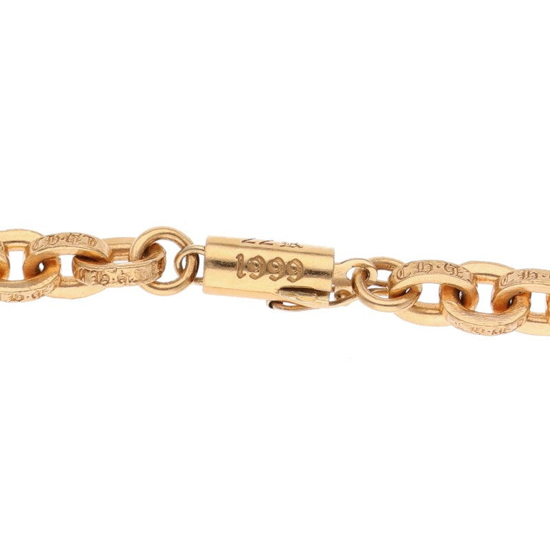 Chrome Hearts 22K PAPER CHAIN 18 Gold Necklace Size 18INCH