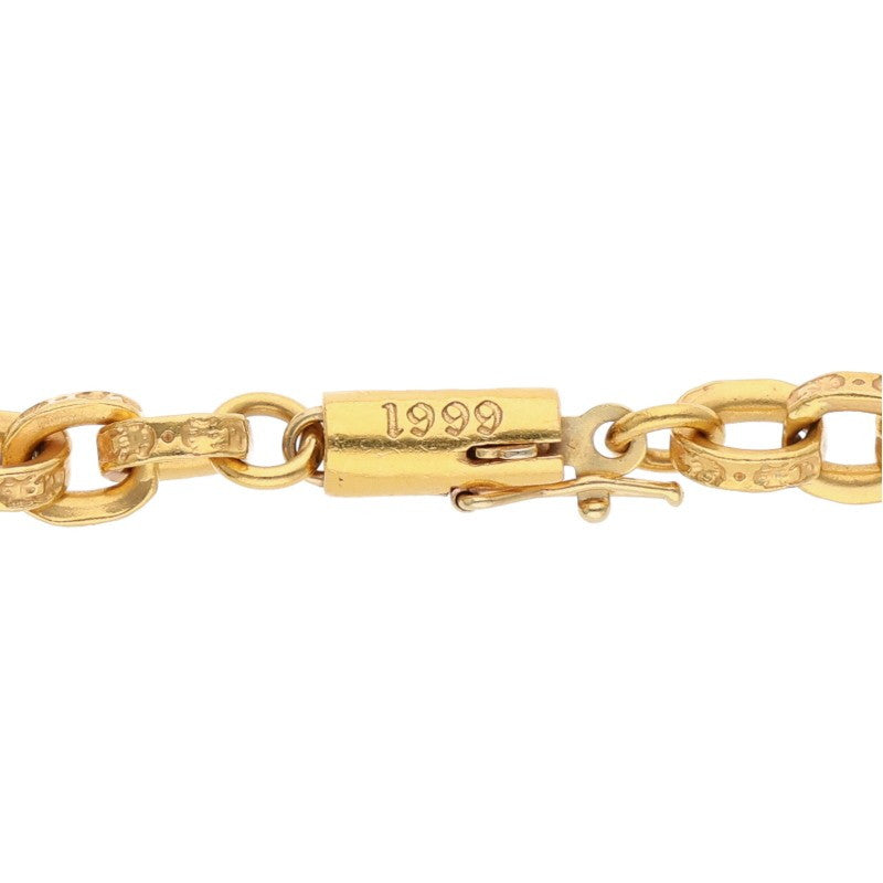 Chrome Hearts 22K Yellow Gold Paper Chain Size ONE SIZE