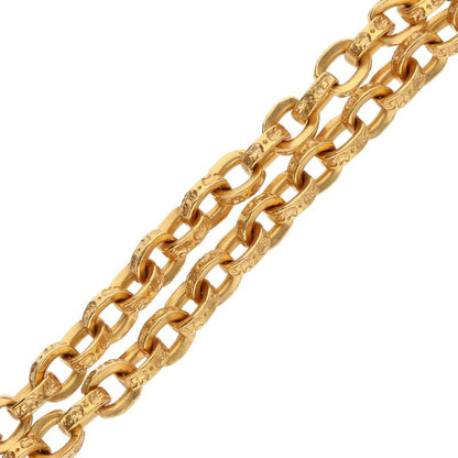 Chrome Hearts 22K Yellow Gold Paper Chain Size ONE SIZE