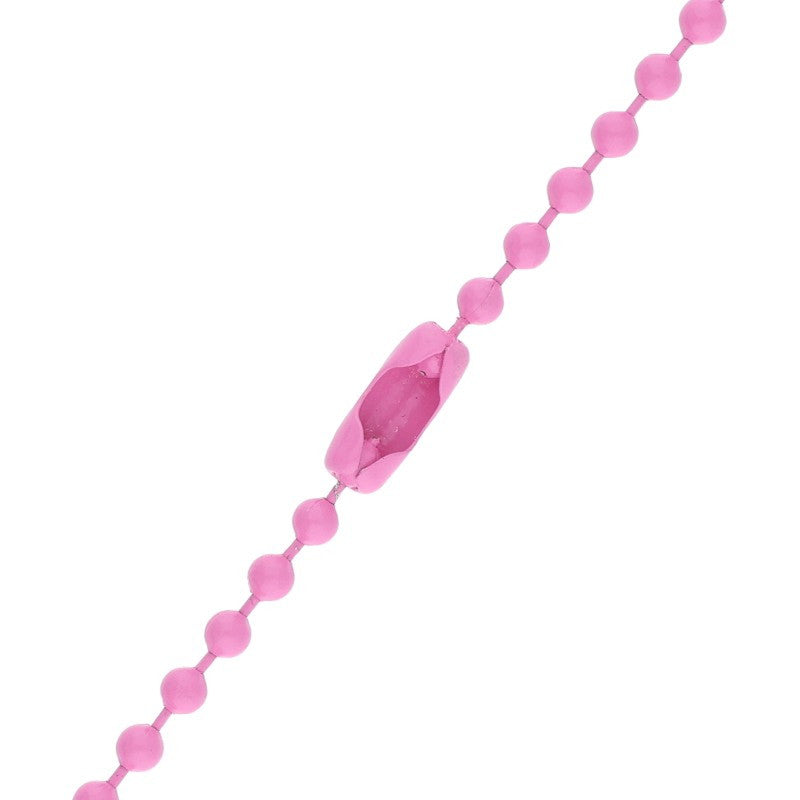 Chrome Hearts Pink Rubber CH Cross Ball (Silver 6.76g)
