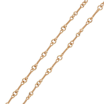Chrome Hearts 22K Twist Chain 18" Gold Size ONE SIZE Yellow