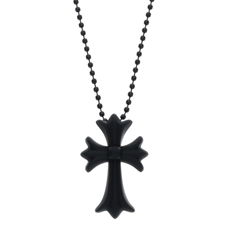 Chrome Hearts Rubber Small CH Cross Necklace Size ONE SIZE