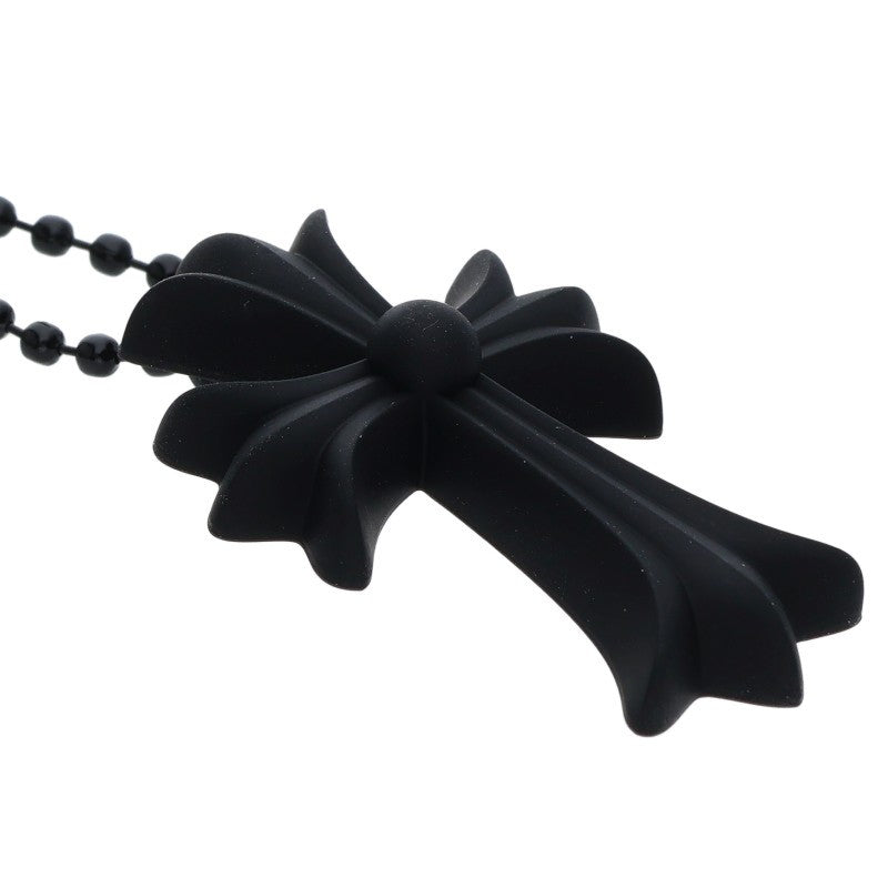 Chrome Hearts Rubber Small CH Cross Necklace Size ONE SIZE