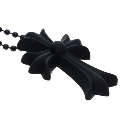 Chrome Hearts Rubber Small CH Cross Necklace Size ONE SIZE